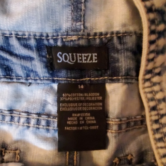 NWOT Acid Washed Coverall Shorts Overalls - Picture 6 of 6